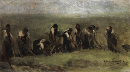 Arbeiter im Rübenfeld